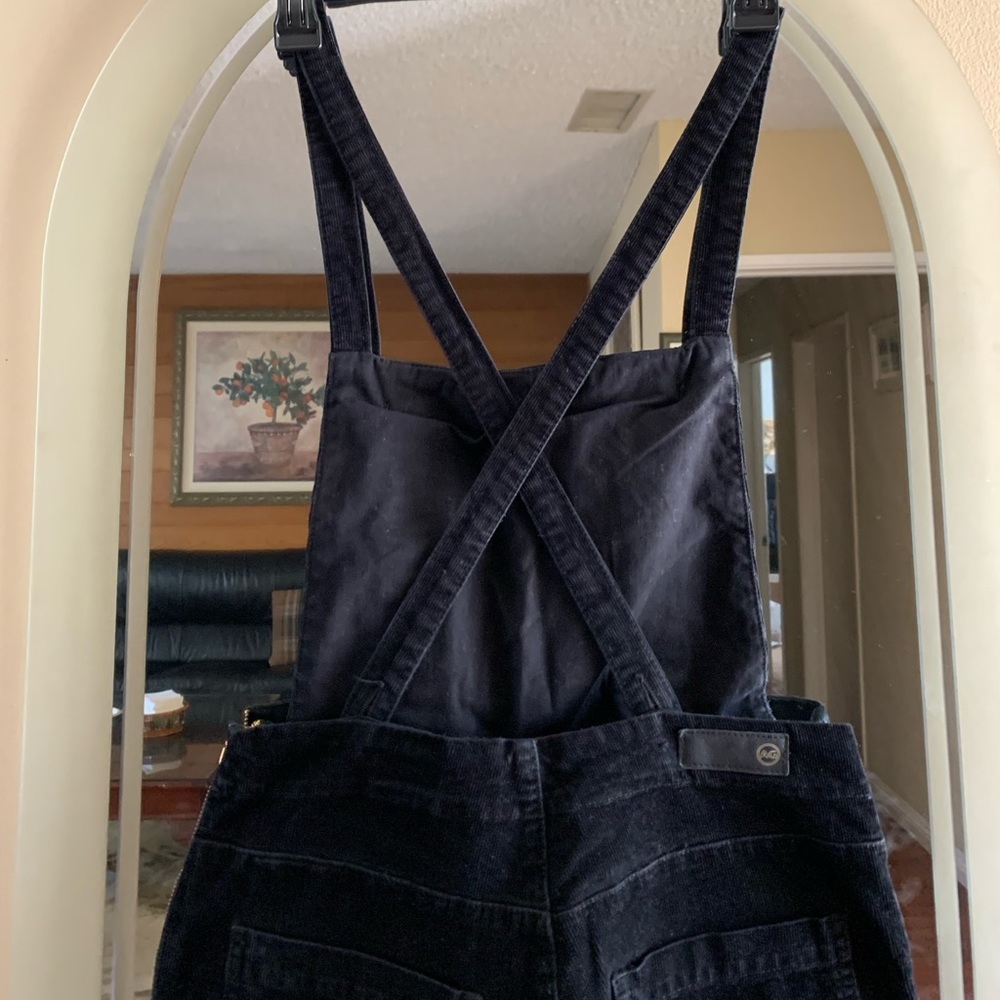 AG Adriana Goldshmeid Pleated Isabelle Overalls - Picture 6 of 10